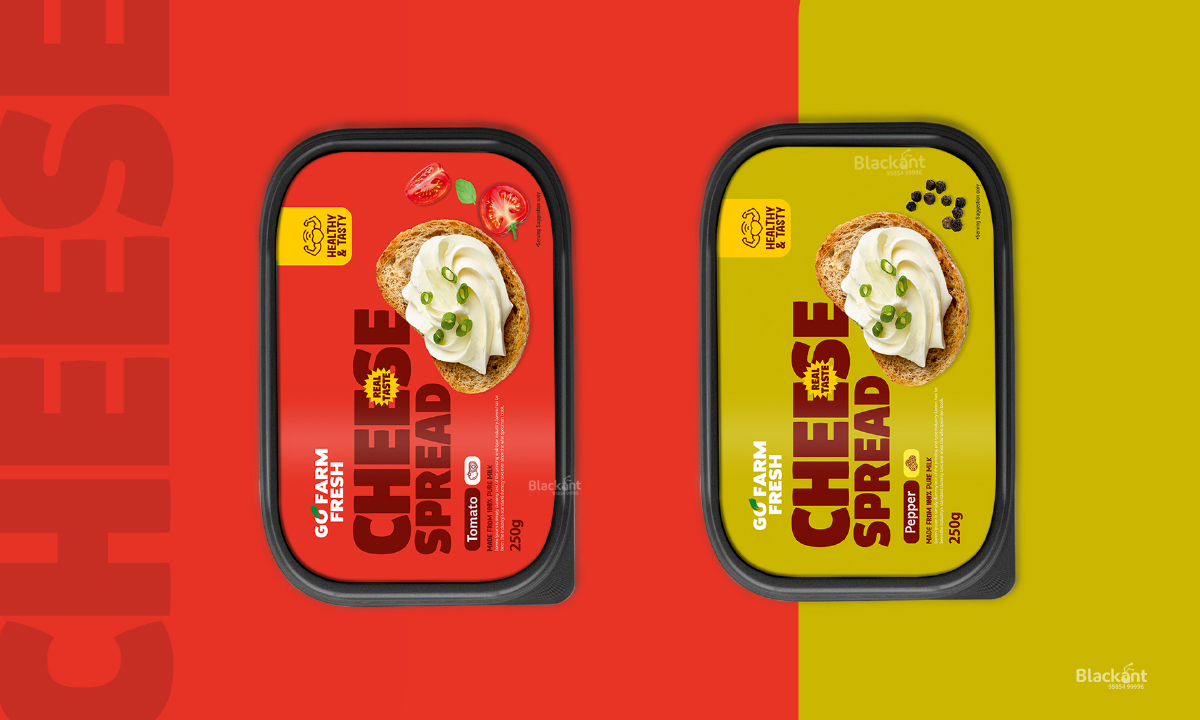 Cheese Spread Item Packaging Design